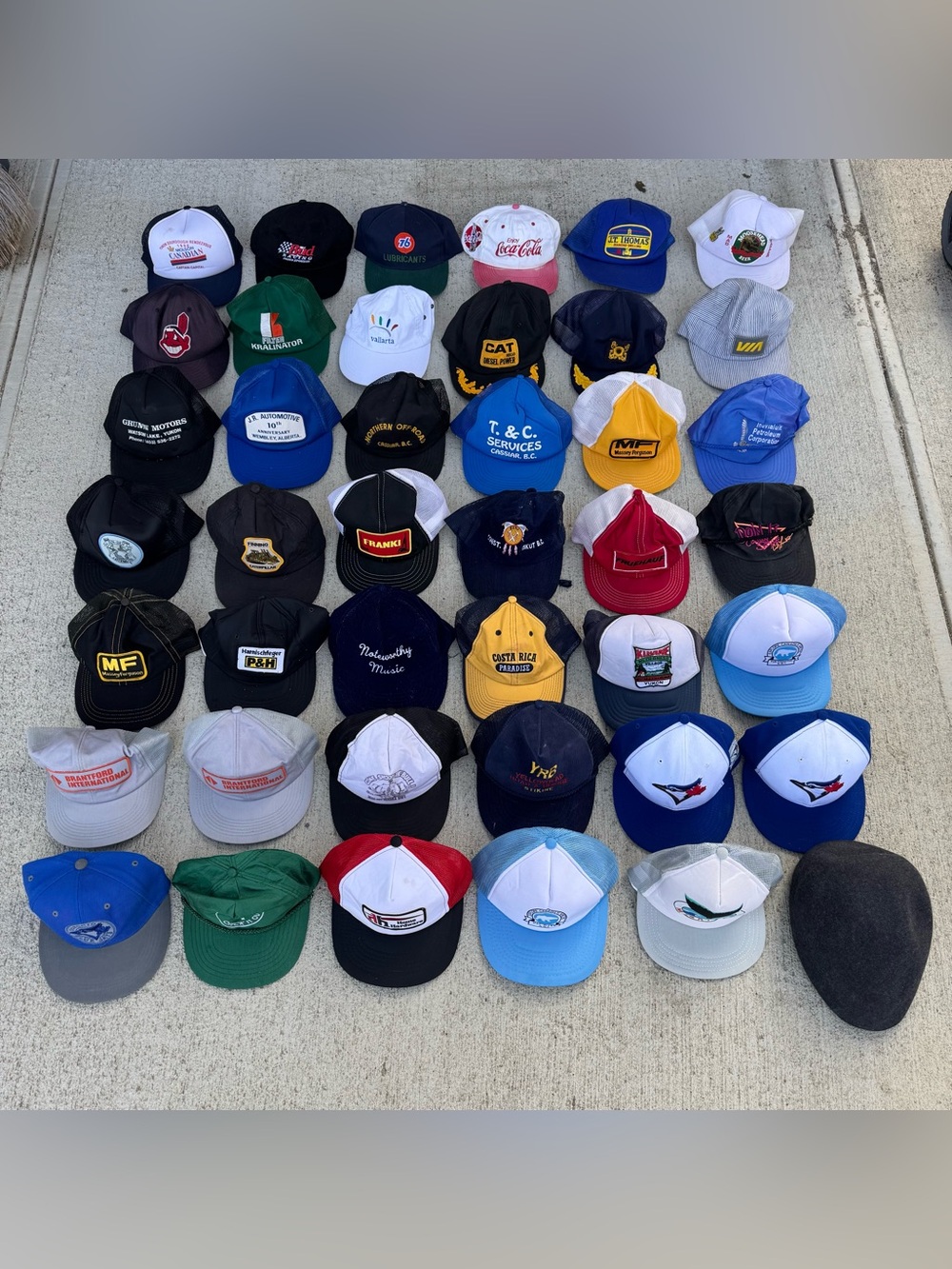 Vintage Lot Of 42 Trucker Hats Caps Snapbacks All Good Quality Foam/Snaps Mesh